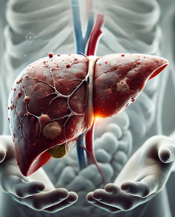 Cirrhosis Illustration